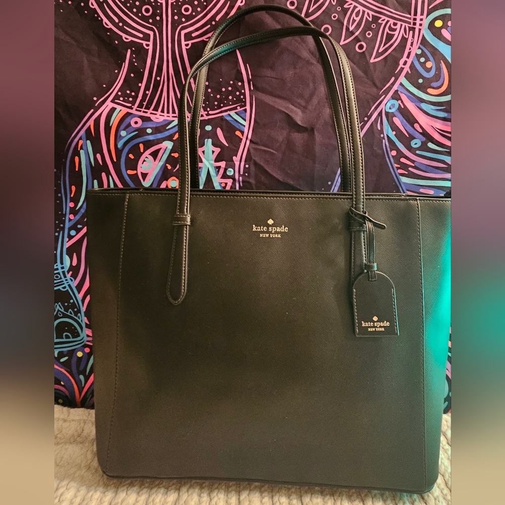 Kate Spade Medium Black Tote Bag *BRAND NEW W/TAGS*